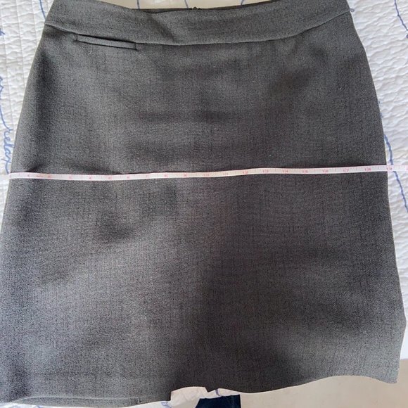 🎀 3 for $45 Fairweather Studio Steel Grey Skirt Fully Lined Sz8 EUC - Picture 7 of 7